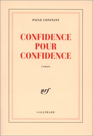 confidence pour confidence