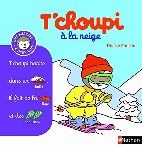 t'choupi  à la neige