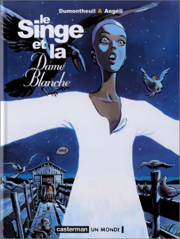 le singe et la dame blanche  