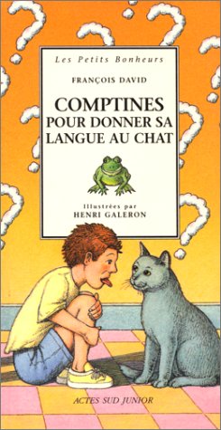comptines pour donner sa langue au chat