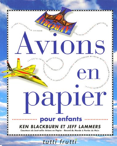 avions en papier pour enfants