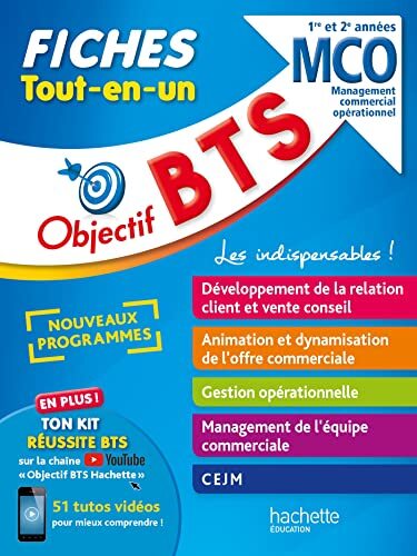 bts mco (1e et 2e années) : fiches tout-en-un (édition 2022)