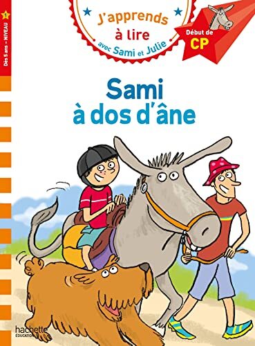 sami et julie, cp niveau 1. sami à dos d'âne