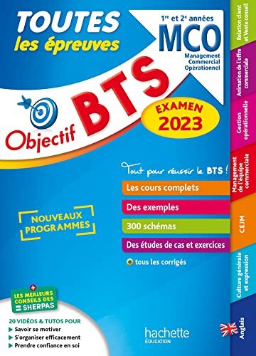bts mco (1e et 2e années) - toutes les épreuves (édition 2022)