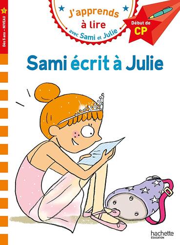 sami et julie, cp niveau 1. sami écrit à julie