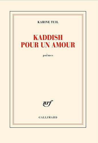 Couverture: kaddish pour un amour kaddish pour un amour