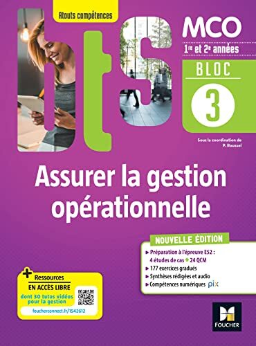 bts mco - bloc 3 - assurer la gestion opérationnelle (2022)