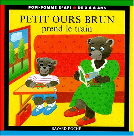 Petit ours brun prend le train