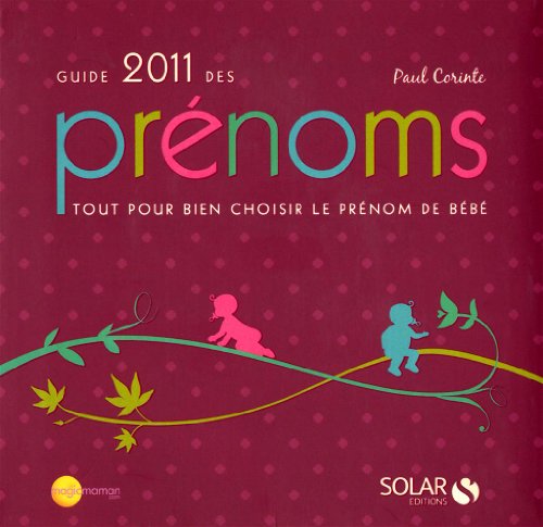 guide 2011 des prénoms