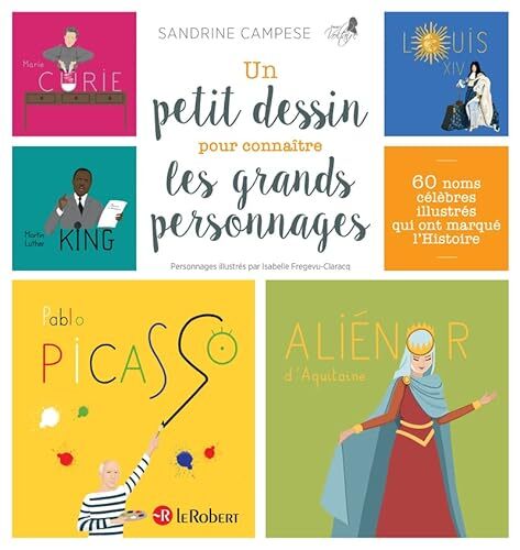 un petit dessin pour connaître les grands personnages  