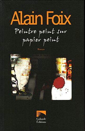 Peintre peint sur papier peint