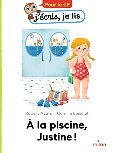 à la piscine, justine !