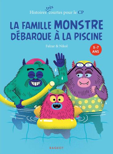 famille monstre débarque à la piscine la