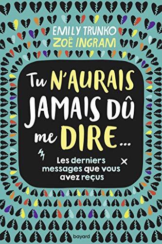 tu n'aurais jamais dû me dire...