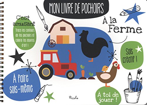 Couverture: mon livre de pochoirs : a la ferme mon livre de pochoirs : a la ferme