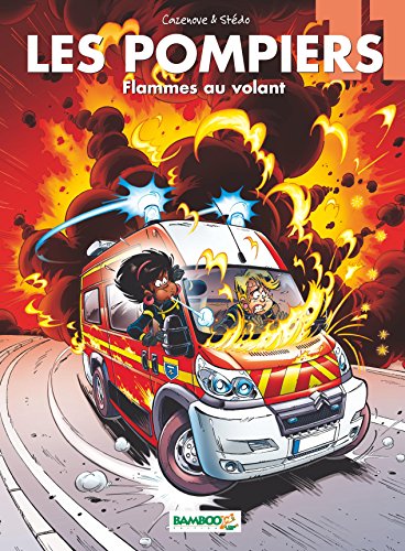 Les pompiers - flamme au volant