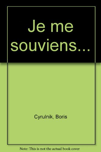 je me souviens