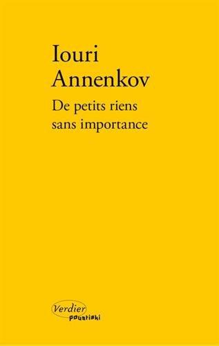 de petits riens sans importance
