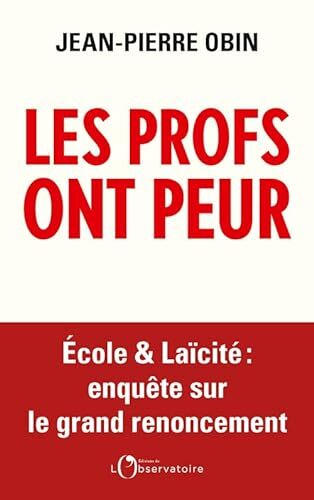 les profs ont peur  